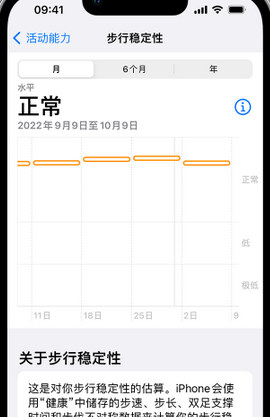 安宁iPhone手机维修如何在iPhone开启'步行稳定性通知'