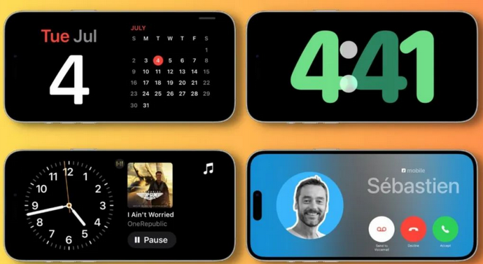 安宁苹果手机维修分享iOS17横屏充电待机显示有什么好处 